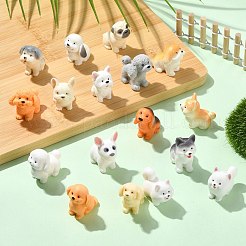 34 pz 17 stili di decorazioni per esposizione di cani in resina opaca&nbsp;RESI-CJ0005-40