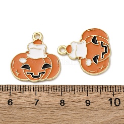 Подвески из сплава хэллоуина с эмалью&nbsp;LS-STAS-I354-01G-B01