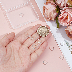 8 шт. стойка с покрытием 925 соединительных кольца из стерлингового серебра STER-ME0001-14