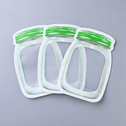 Sacchetti sigillati con cerniera a forma di bottiglia riutilizzabili&nbsp;OPP-Z001-03-A