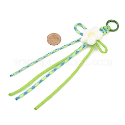 6 шт. подвеска с бусинами из хлопкового трикотажа ручной работы HJEW-JM04417