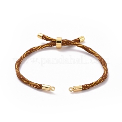 Bracelets argentés en corde de nylon&nbsp;MAK-C003-03G-01