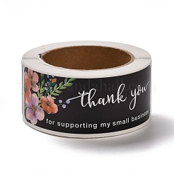 Цветочный узор бумажные подарочные бирки наклейки DIY-C011-02B