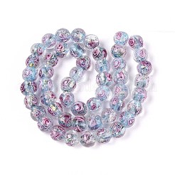 Ручной работы бусины фольги LAMP-T021-33C