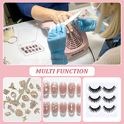 20 шт. прозрачный пластиковый держатель для ногтей CON-BC0007-40