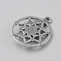 Подвески из синтетической бирюзы в тибетском стиле с паве&nbsp;PALLOY-CJC0025-01AS-E