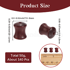 140 шт. Бусины из натурального дерева&nbsp;WOOD-SC0002-10