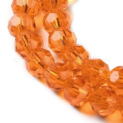 Perles en verre transparentes&nbsp;LS-EGLA-A035-T6mm-D05