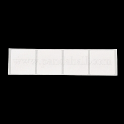 クリスマステーマの紙製粘着ステッカー  プレゼントデコレーション用  正方形  38x38x0.1mm  4枚あたり[1]個。&nbsp;DIY-M070-08H
