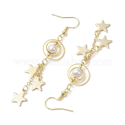 Латунь болтающиеся серьги EJEW-TA00478