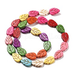 Синтетических нитей бирюзовые бусы G-B140-K01