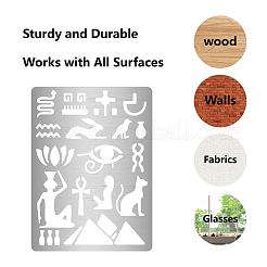 Kundenspezifische Stanzschablonen aus Edelstahl&nbsp;DIY-WH0289-003