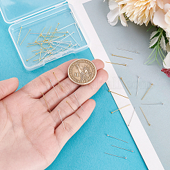 60 шт. 2 цвета 925 булавки с шарообразной головкой из стерлингового серебра STER-PH0003-17