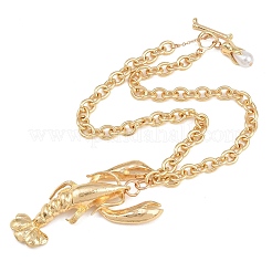 Collares con colgante de langosta de aleación para mujer&nbsp;AL-CBA4777-01
