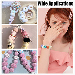 100 шт. тканевые европейские бусины&nbsp;FIND-GA0006-73