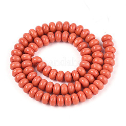 Непрозрачные с напылением стеклянные бусины&nbsp;X-GLAA-ZX008-8mm-18E