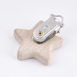 Зажимы для соски из бука&nbsp;WOOD-T015-19