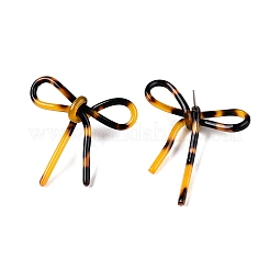 Серьги-гвоздики из ацетата целлюлозы EJEW-T020-01A