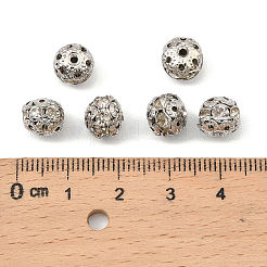 Латунные бусины со стразами  KK-U057-14P