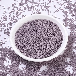 MIYUKIラウンドロカイユビーズ  日本製シードビーズ  11/0  (rr410f) マット不透明モーブ  2x1.3mm  穴：0.8mm  約1100PCS /ボトル  10 G /ボトル&nbsp;SEED-JP0008-RR0410F