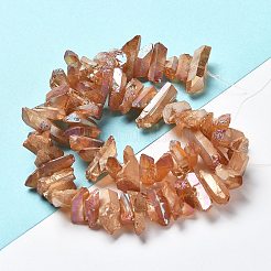 Brins de perles de cristal de quartz naturel&nbsp;G-K181-B26