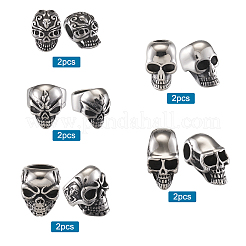 Европейские бусины из нержавеющей стали 304 STAS-TA0004-24