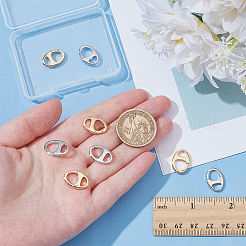 8 шт. 2-х цветные латунные кольца для пружинных затворов FIND-WR0012-25