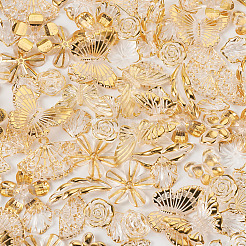 100 г прозрачных акриловых бусин TACR-TA0001-56