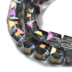 Гальванические стеклянные бусины&nbsp;EGLA-R064-6mm-08