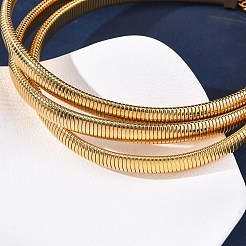 Цепочки из нержавеющей стали 304 в одну цепочку NJEW-Q025-01G