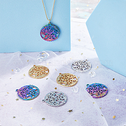 18 шт. подвески из нержавеющей стали 304 двух цветов&nbsp;STAS-DC0011-73