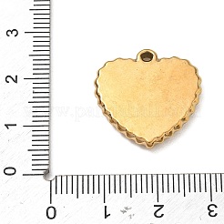 Bedruckte Anhänger aus Edelstahl 304&nbsp;SA-CBA6BE2-02G