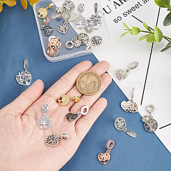 20 шт. 10 стиля европейских подвесок из сплава и латуни&nbsp;MPDL-PH0001-14