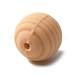 Perles de silicone écologiques de qualité alimentaire&nbsp;SIL-WH0008-06J