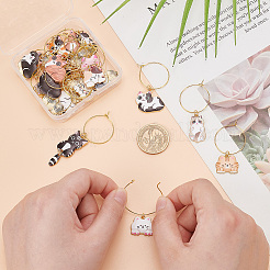 Латунные подвески для бокалов для вина AJEW-GO00018