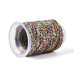 22 m lange Makramee-Baumwollkordel in Regenbogenfarben&nbsp;OCOR-T017-07I