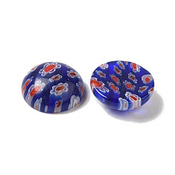 Ручной Millefiori стекло кабошоны LAMP-H063-01C