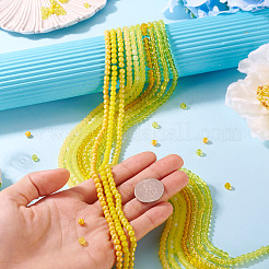 10 нити 10 стилей гальванизированные непрозрачные стеклянные бусины нити&nbsp;GLAA-TA0003-60