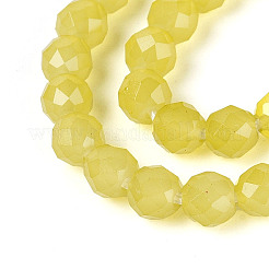 Nachahmung Jade Glasperlen &nbsp;GLAA-T028-4mm-11J