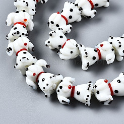 Бусины ручной работы ухабистой бисер нитей LAMP-Q031-002