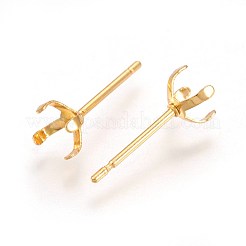 Фурнитура для сережек-гвоздиков из нержавеющей стали 304&nbsp;X-STAS-L219-03A-G