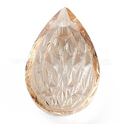 Geprägte Glas Strass Anhänger&nbsp;GLAA-J101-05A-001GS