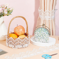 4.8~5 ярд кружевной отделки из полиэстера&nbsp;OCOR-FG0001-81B