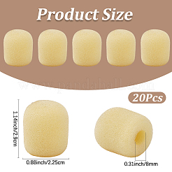 20шт губчатый чехол для микрофона&nbsp;AJEW-CN0004-90B