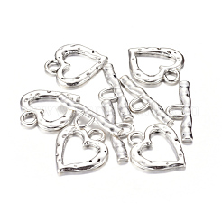 Chiusure toggle di sitle tibetano&nbsp;TIBE-S002-AS-LF