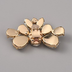 Украшение обуви из сплава со стразами AJEW-WH0248-219