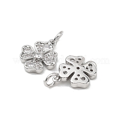 Shegrace Messing-Anhänger mit Mikropavé-Fassung aus klaren Zirkonia&nbsp;XGRQ2C060-407P