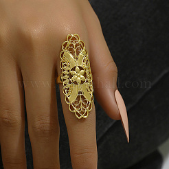 Латунные регулируемые кольца на палец для женщин YN7007