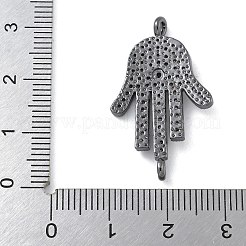 Стойка покрытие латунь микропаве прозрачный кубический цирконий ладонь соединительные подвески&nbsp;KK-A234-049B