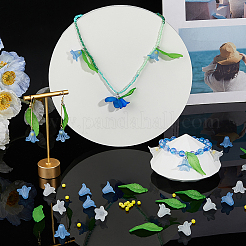 Kits de fabrication de bijoux à faire soi-même avec des fleurs et des feuilles&nbsp;DIY-FH0007-94